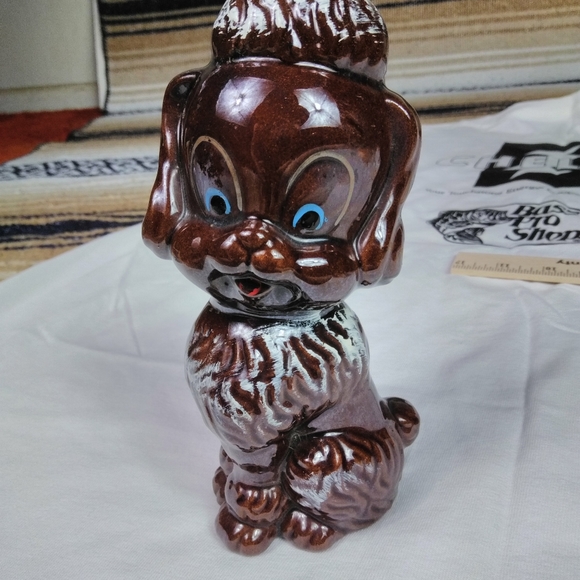 VINTAGE DOGGIE GLASS ART DECOR COLLECTIBLE - Picture 7 of 13